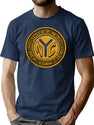 Queens Token T-Shirt for Men & Women, T-Shirts Graphic Tee - Navy