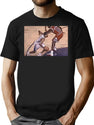 Questions T-Shir Bootleg Graphic T-Shirt - Black