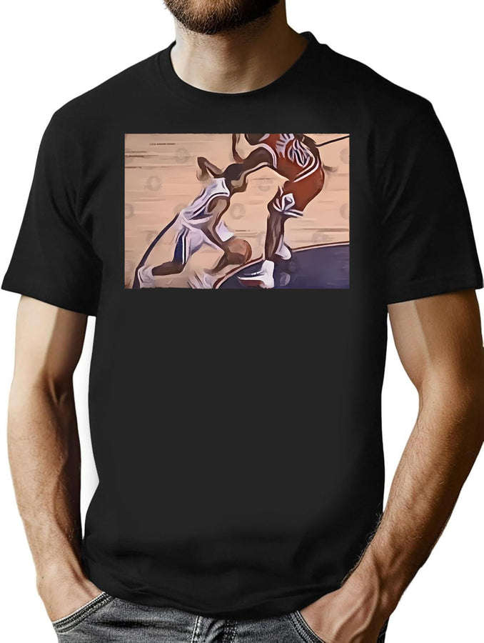 Questions T-Shir Bootleg Graphic T-Shirt - Black