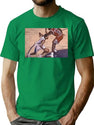 Questions T-Shir Bootleg Graphic T-Shirt - Green