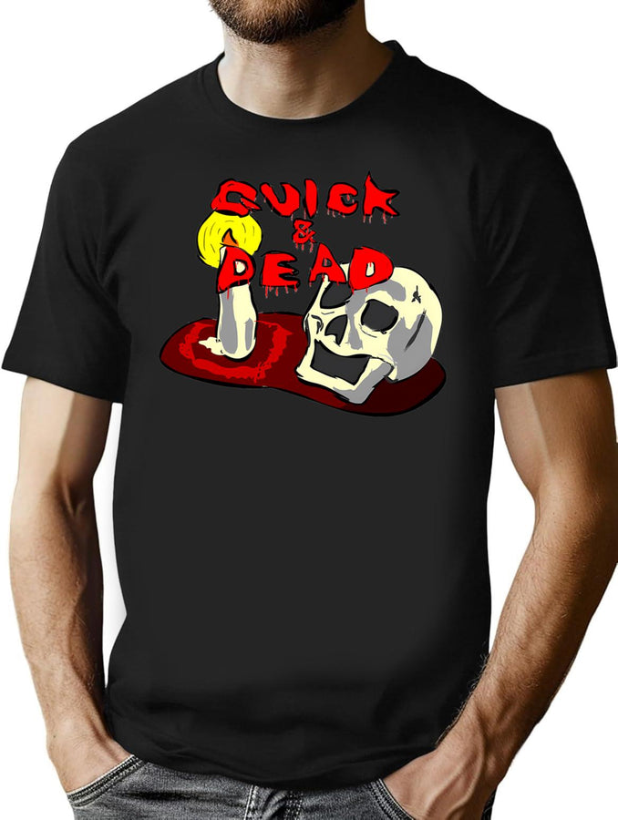 Quick And Dead Bootleg Graphic T-Shirt - Black