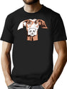 Quirky Doberman T-Shirt for Men & Women, T-Shirts Graphic Tee - Black
