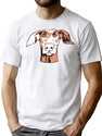 Quirky Doberman T-Shirt for Men & Women, T-Shirts Graphic Tee - White