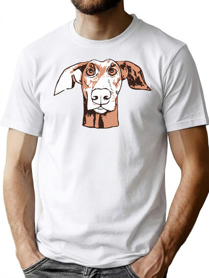 Quirky Doberman T-Shirt for Men & Women, T-Shirts Graphic Tee - Black