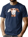 Quirky Doberman T-Shirt for Men & Women, T-Shirts Graphic Tee - Navy