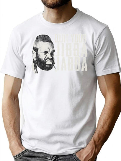 Quit Your Jibba Jabba Dks Worn T-Shirt for Men & Women, T-Shirts Graphic Tee - Black