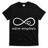 Red Instead Autism Shirt Autism Acceptance T-Shirt
