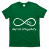 Red Instead Autism Shirt Autism Acceptance T-Shirt