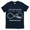 Red Instead Acceptance Of Autism T-Shirt