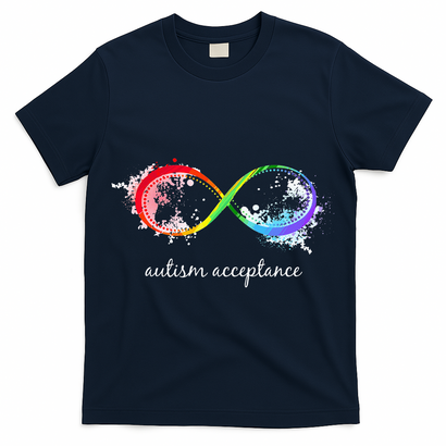 retro Red Instead Autism Autism Acceptance T-Shirt