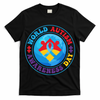 Ribbon World Autism Awareness Day T-Shirt