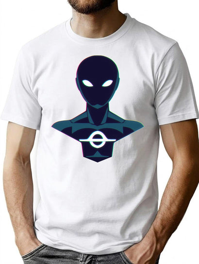 Radiant Black T-Shirt for Men & Women, T-Shirts Graphic Tee - Black