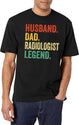Radiologist Vintage Dad T-Shirt for Men & Women, T-Shirts Graphic Tee - White