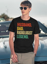 Radiologist Vintage Dad T-Shirt for Men & Women, T-Shirts Graphic Tee - Navy