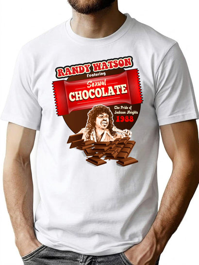 Randy Watson Sexual Chocolate Bar T-Shirt for Men & Women, T-Shirts Graphic Tee - Black