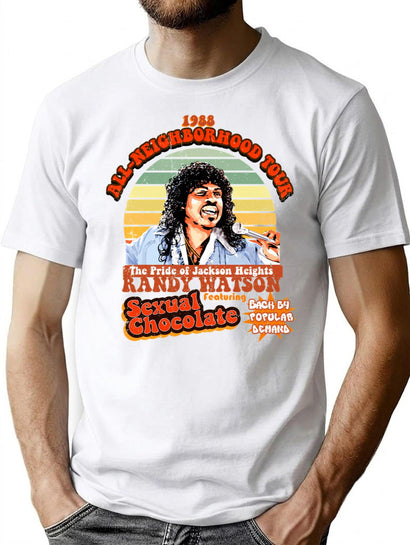 Randy Watson - Sexual Chocolate World Tour 88 T-Shirt for Men & Women, T-Shirts Graphic Tee - Black