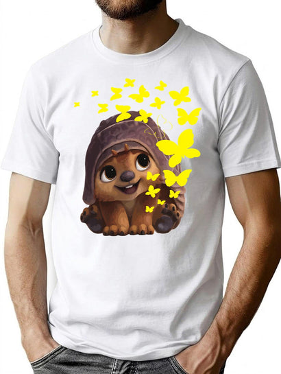 Raya T-Shirt for Men & Women, T-Shirts Graphic Tee - Black