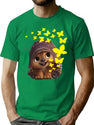 Raya T-Shirt for Men & Women, T-Shirts Graphic Tee - Green