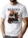 Rbd Bootleg Vintage Retro Rock Style Bootleg Graphic T-Shirt - White