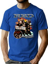 Rbd Bootleg Vintage Retro Rock Style Bootleg Graphic T-Shirt - Blue