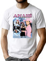 Rbd'S Slvame Anah Bootleg Vintage Retro Style Bootleg Graphic T-Shirt - White