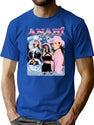 Rbd'S Slvame Anah Bootleg Vintage Retro Style Bootleg Graphic T-Shirt - Blue
