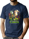Re-Animator Scare You to Pieces Premium Heavyweight Cotton T-Shirt - Navy