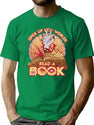 Read A Damn'D Book T-Shirt for Men & Women, T-Shirts Graphic Tee - Green
