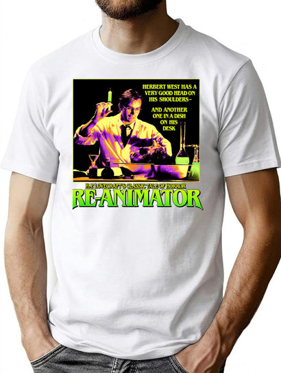 Reanimator T-Shirt for Men & Women, T-Shirts Graphic Tee - Black