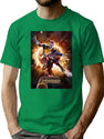Rebellious Ddeadpool Wwwolverine Bootleg Graphic T-Shirt - Green