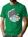 Record Player Pool T-Shirt for Men & Women, T-Shirts Graphic Tee - Green