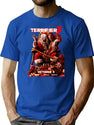 Red Christmas Soft Style Vintage 90S T-Shirt for Men & Women, T-Shirts Graphic Tee - Blue