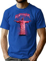 Redeemer 90S Bootleg Bootleg Graphic T-Shirt - Blue