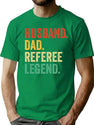 Referee Vintage Dad Referee Gifts Referee Gifts Referee Dad Referee Legend T-Shirt for Men & Women, T-Shirts Graphic Tee - Green