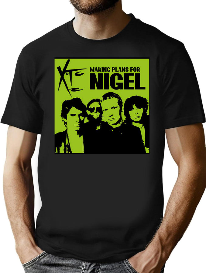 Refuse Play Conventional Punk Rock Influence Ska Pop Xtc - Making Plans For Nigel Cute Fans T-Shirt for Men & Women, T-Shirts Graphic Tee - Black