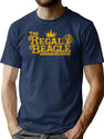 Regal Beagle Lounge 1977 Worn Dks T-Shirt for Men & Women, T-Shirts Graphic Tee - Navy