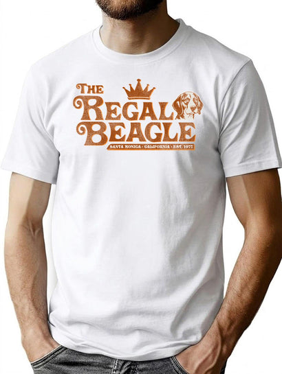 Regal Beagle Lounge 1977 Worn Lts T-Shirt for Men & Women, T-Shirts Graphic Tee - Black