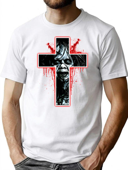 Regan- The Exorcist T-Shirt for Men & Women, T-Shirts Graphic Tee - Black
