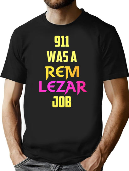 Rem Lezar T-Shirt for Men & Women, T-Shirts Graphic Tee - Black