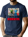 Resident Evil - S.T.A.R.S Classic Premium Heavyweight Cotton T-Shirt - Navy