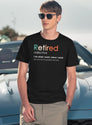 Retired Meanning Funny Retirement I Do What I Want When I Want Vintage T-Shirt for Men & Women, T-Shirts Graphic Tee - Navy