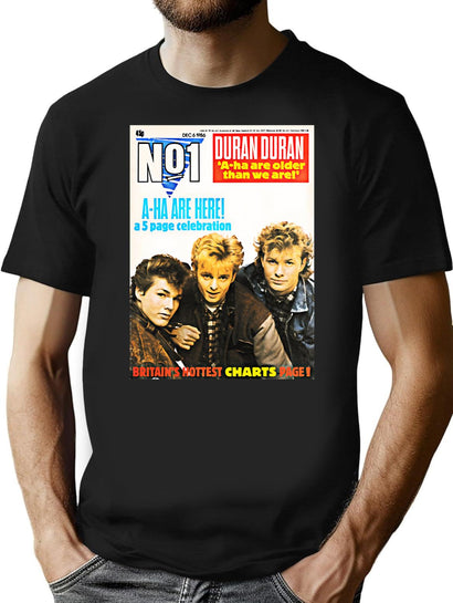 Retro 80S Aha Gifts T-Shirt for Men & Women, T-Shirts Graphic Tee - Black