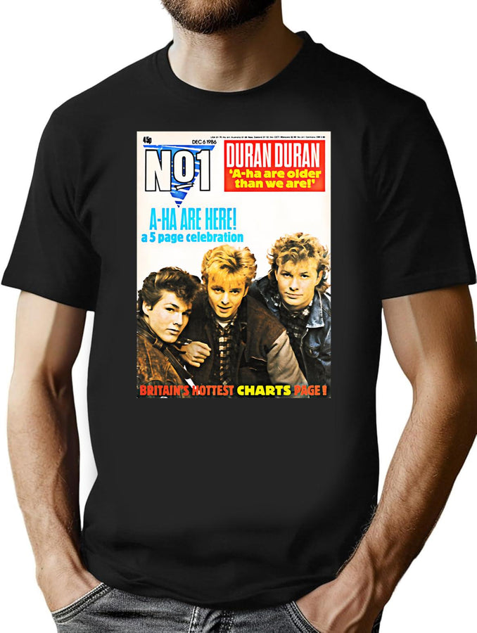 Retro 80S Aha Gifts T-Shirt for Men & Women, T-Shirts Graphic Tee - Black