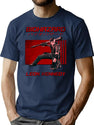 Retro Classic Leon Kennedy T-Shirt for Men & Women, T-Shirts Graphic Tee - Navy