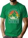 Retro Father'S Day Motocross Dad Like A Regular Dad But Cooler T-Shirt for Men & Women, T-Shirts Graphic Tee - Green