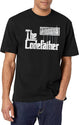 Retro Funny Programmer Dad Gift The Codefather Vintage Coder T-Shirt for Men & Women, T-Shirts Graphic Tee - White