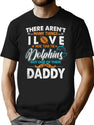 Retro Miami Dolphin Vintage Fathers Day T-Shirt for Men & Women, T-Shirts Graphic Tee - Black