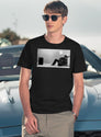 Retro Music T-Shirt for Men & Women, T-Shirts Graphic Tee - Navy