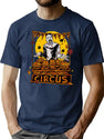Retro Terrifier Circus T-Shirt for Men & Women, T-Shirts Graphic Tee - Navy