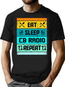 Retro Vintage Cb Radio Cb Accessories T-Shirt for Men & Women, T-Shirts Graphic Tee - Black